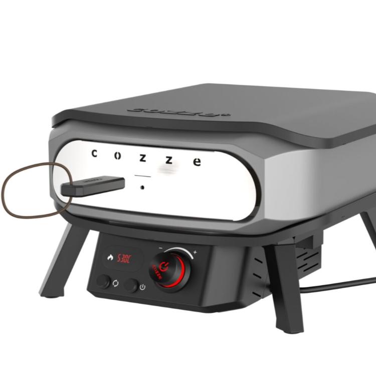 Cozze Pizza Electric 13 Zoll mit rotierendem Premium-Pizzastein 230 V