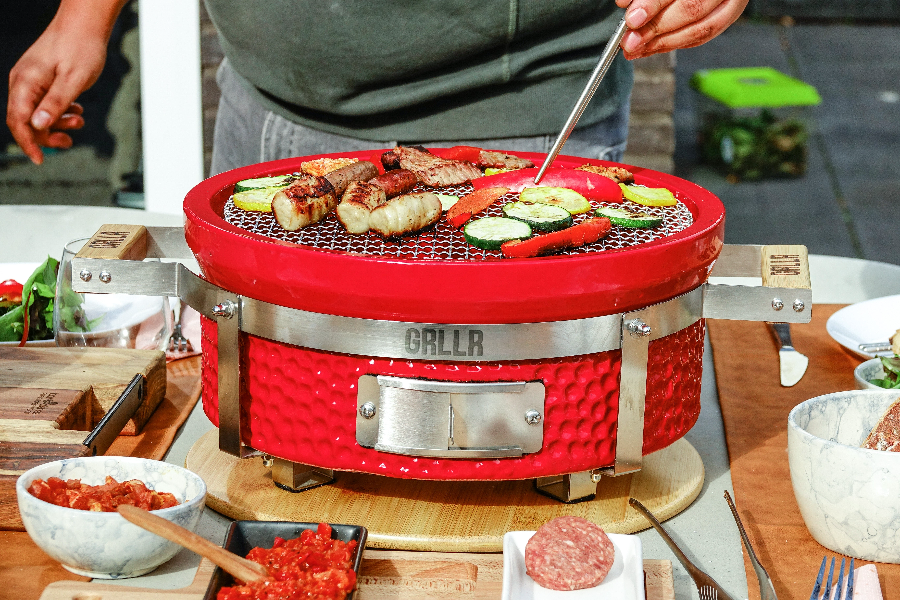 GRLLR - Tokio Shichirin-Runde | Rot