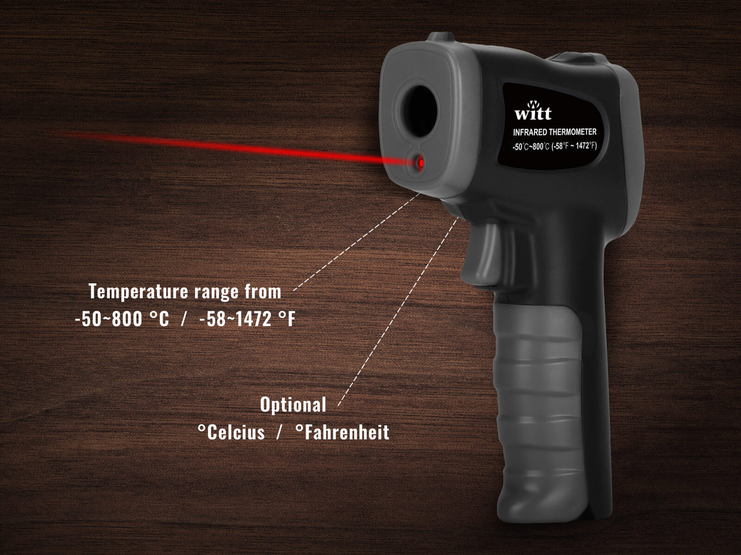 Witt Pizza Infrared Temperature Gun