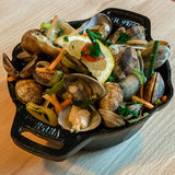 Valhal Outdoor - Poêle en fonte avec poignées ø15 cm