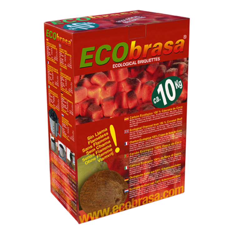 Ecobrasa Kokosbriketten Square - 10kg