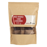 Rotwein/Eichenstücke