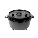 Valhal Outdoor - Cocotte en fonte avec pieds, 8 litres