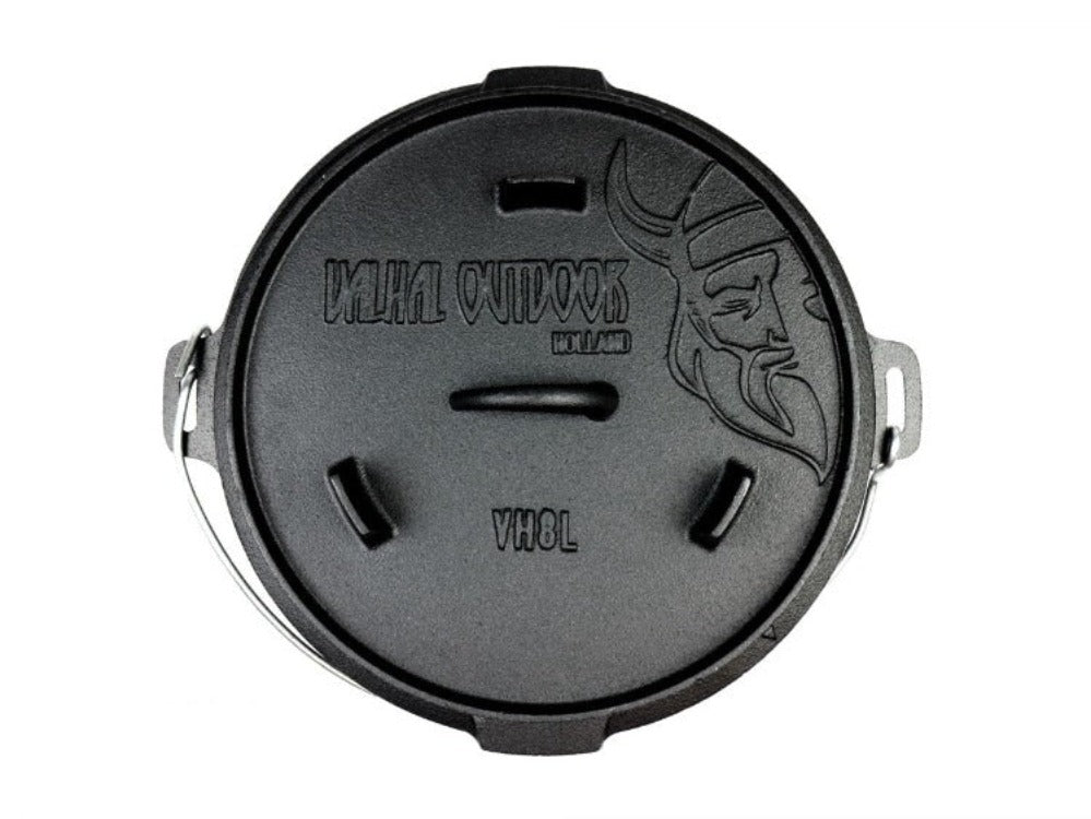 Valhal Outdoor - Cocotte en fonte 8 litres