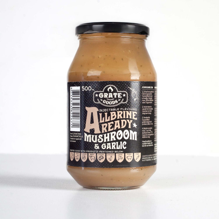 Grate Goods - AllBrine Ready Mushroom & Garlic incl. Injector
