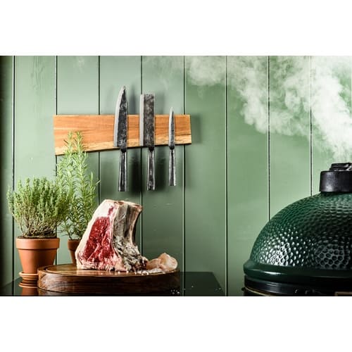 Porte-couteaux magnétique en acacia naturel - Style de Vie