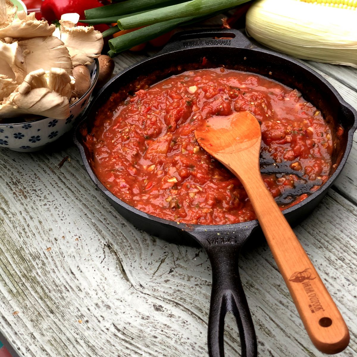 Valhal Outdoor - Cuillère en bois de cerisier