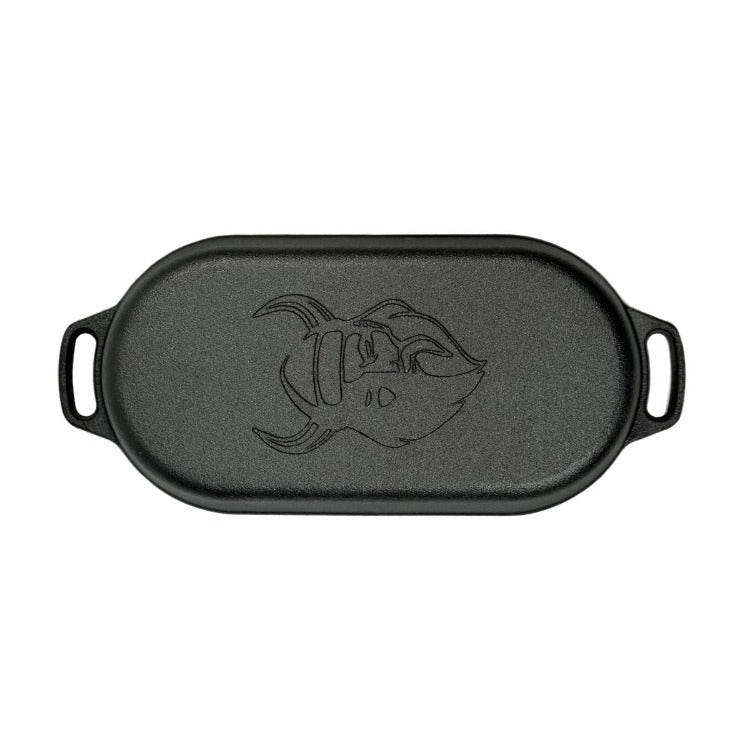 Valhal Outdoor - Faitout/2 poêles ovales en fonte 2 litres