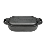 Valhal Outdoor - Faitout/2 poêles ovales en fonte 2 litres